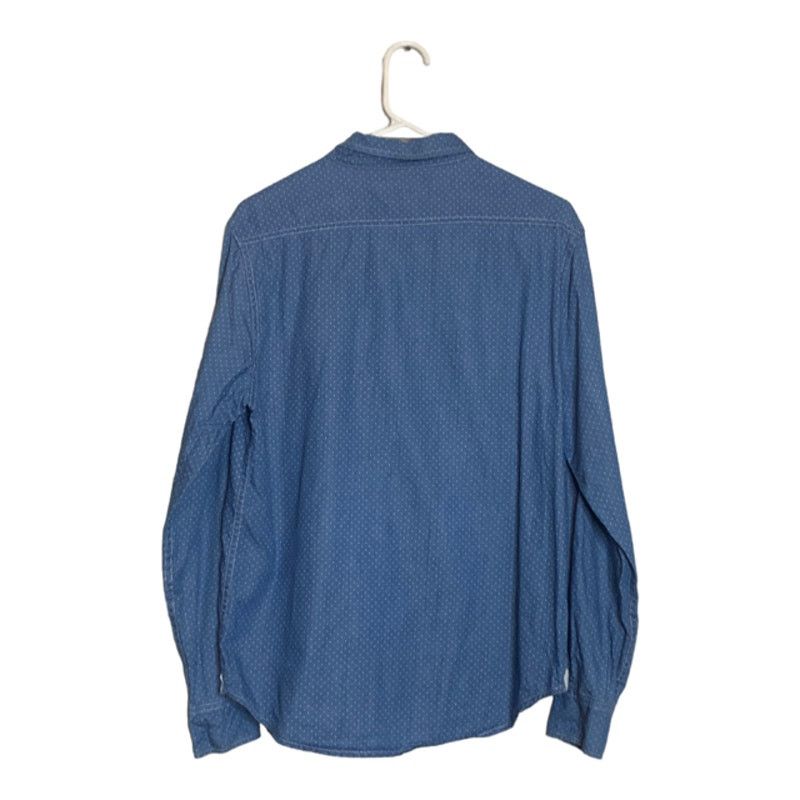 Barque Barque men blue polka dots button casual shirt size M Size US M / EU 48-50 / 2 - 2 Thumbnail