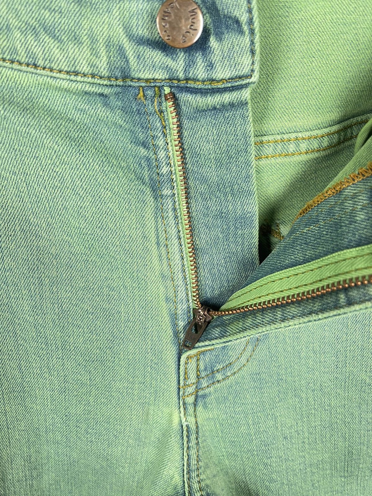 Nudie Jeans Nudie Jeans Co. Light Green Slim Fit Denim Jeans Size 33 Size US 33 - 13 Thumbnail