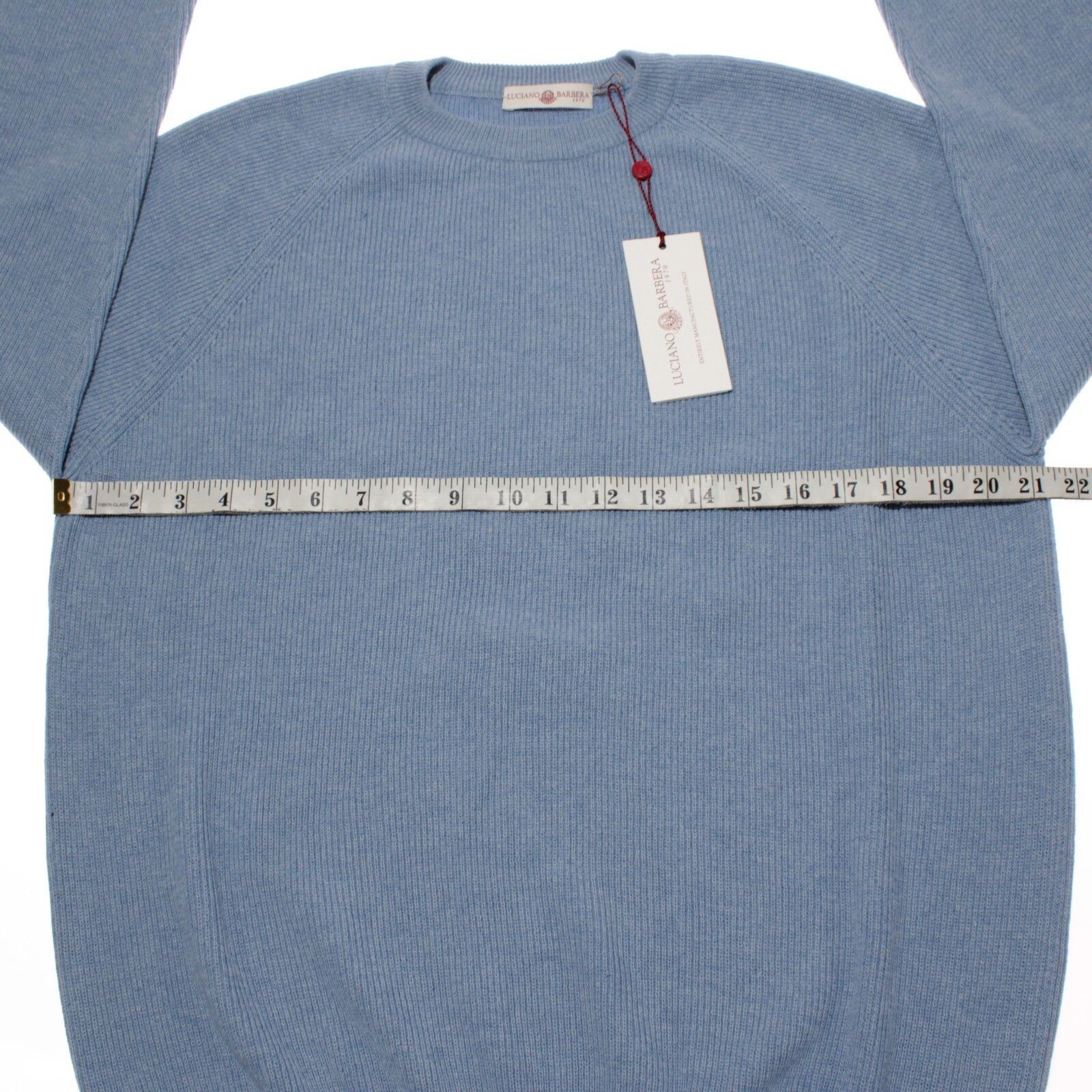 Luciano Barbera Luciano Barbera Sweater Size US M in Blue Size US M / EU 48-50 / 2 - 5 Thumbnail
