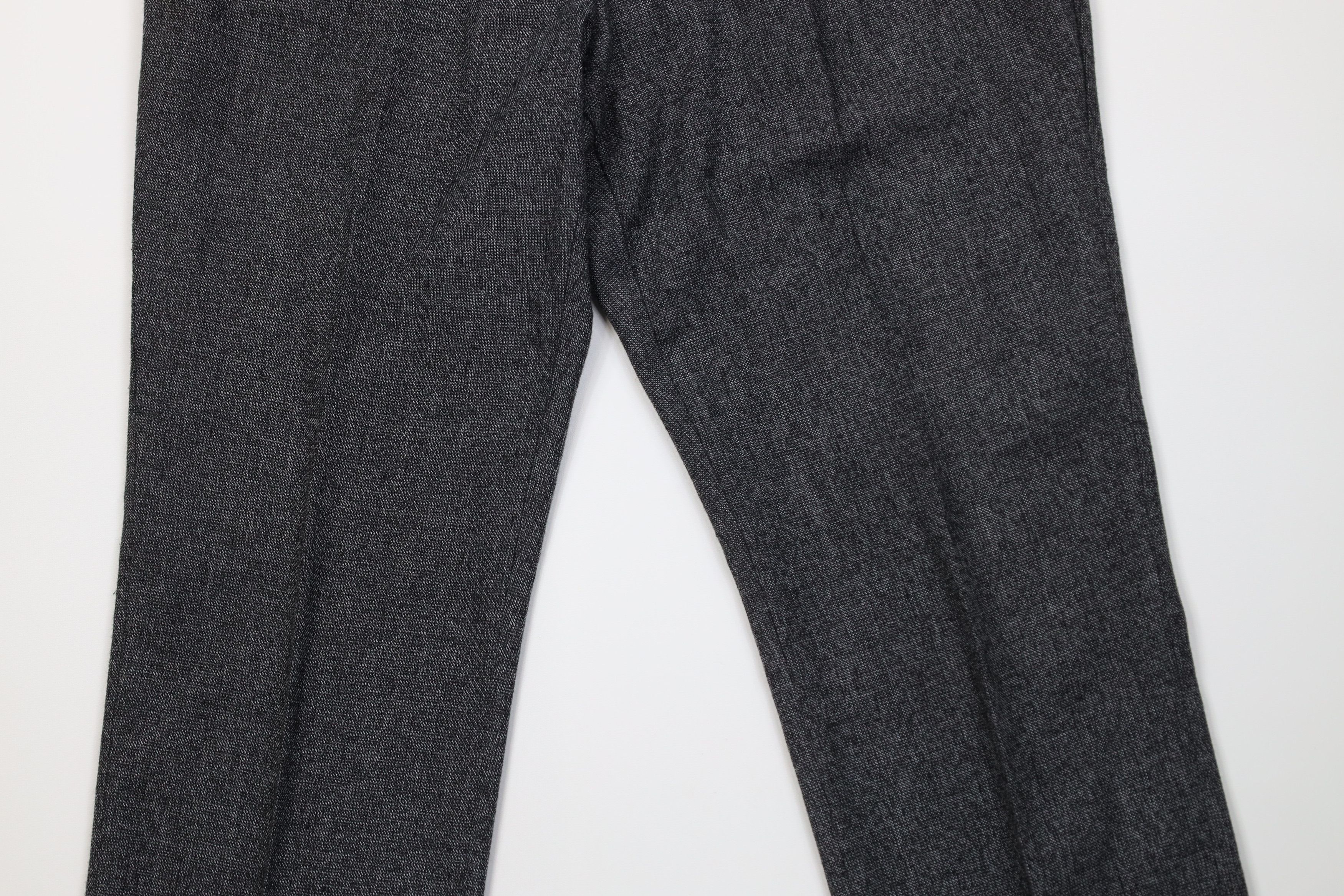 Vintage Vintage 70s Streetwear Wool Flannel Knit Wide Leg Pants USA Size US 38 / EU 54 - 3 Thumbnail