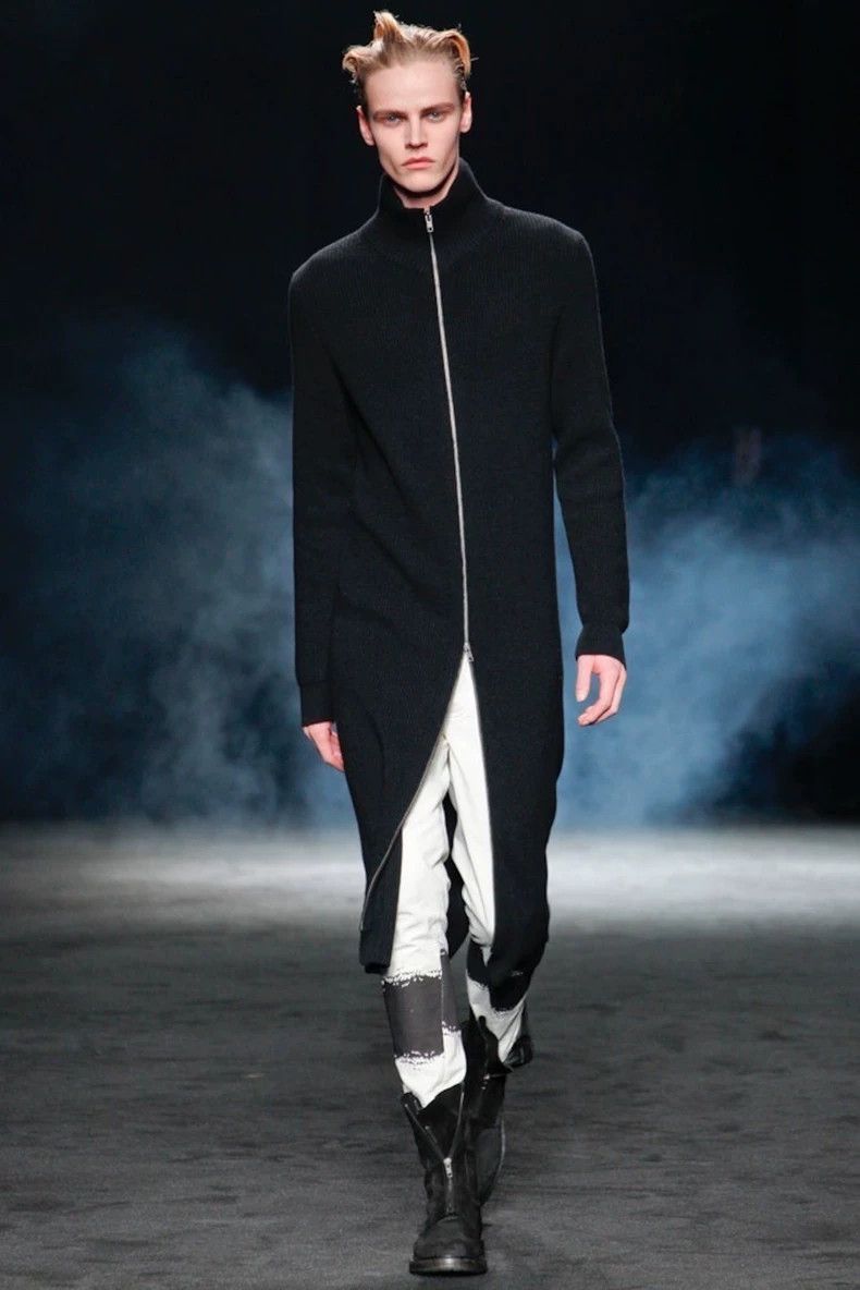 Ann Demeulemeester ANN DEMEULEMEESTER 2012AW Long Zip Knit Size US XS / EU 42 / 0 - 1 Thumbnail