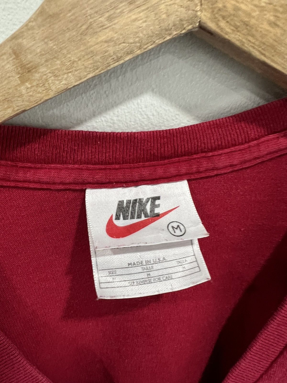 Vintage Vintage Nike Tee Shirt Center Check Size US M / EU 48-50 / 2 - 3 Thumbnail