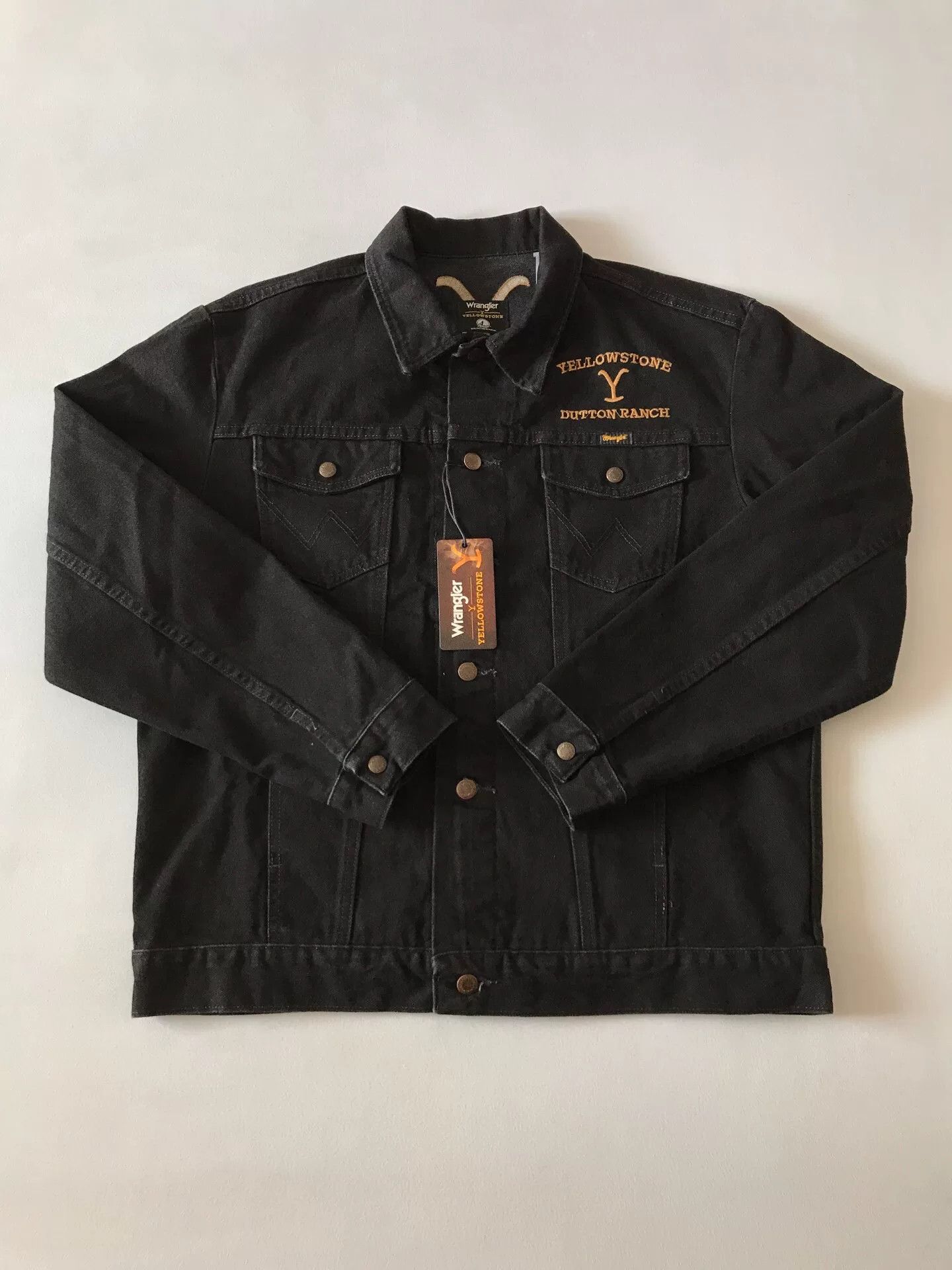 Wrangler Wrangler x Yellowstone Western Denim Jacket Size US L / EU 52-54 / 3 - 1 Thumbnail