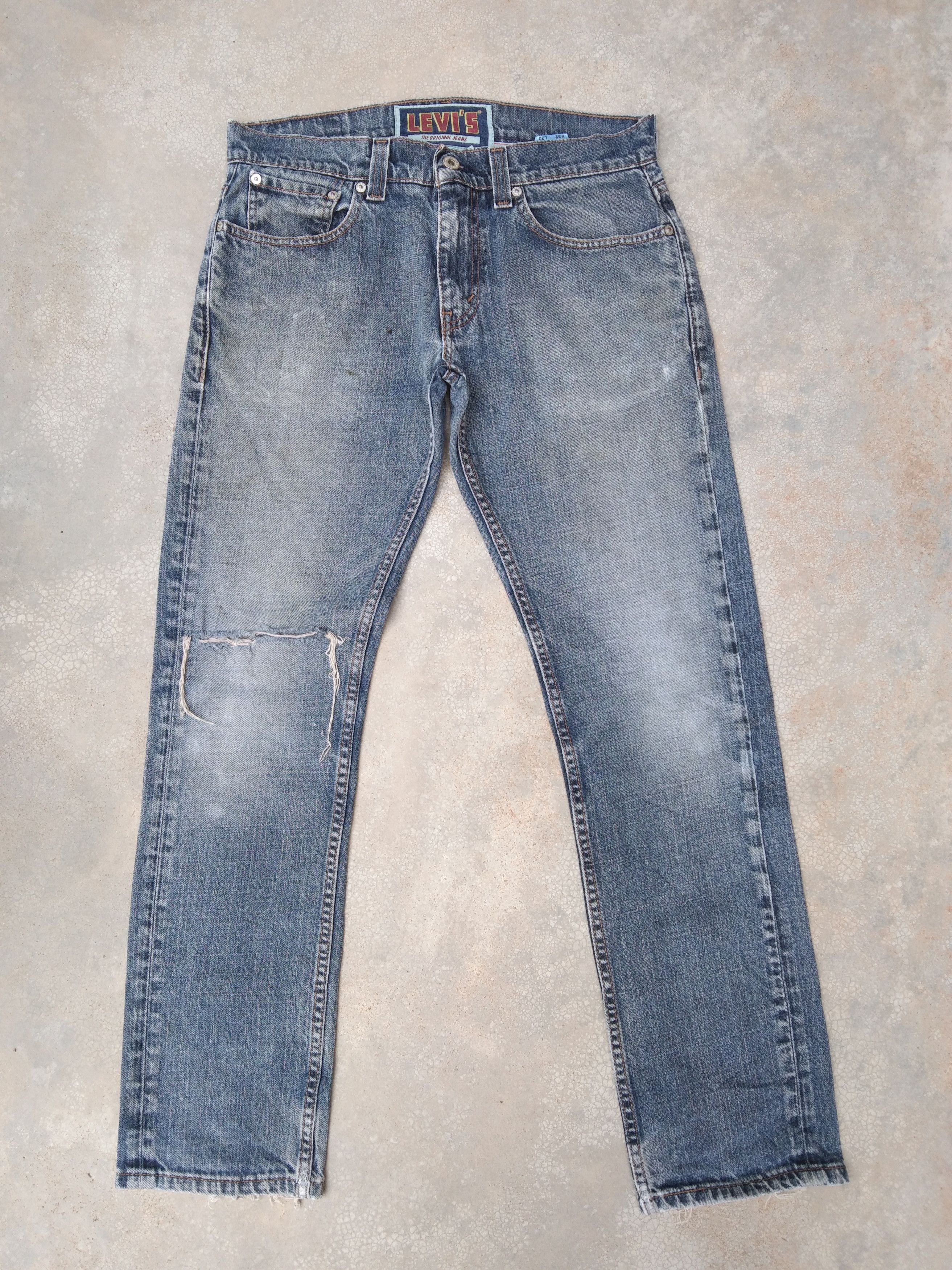 Jean × Levi's × Vintage Vintage Levis Jeans 511 Distressed Denim 32x30 Size US 32 / EU 48 - 1 Thumbnail
