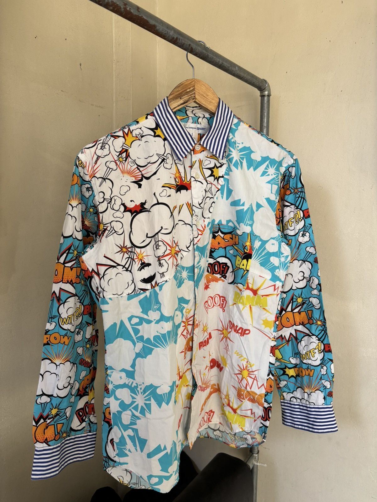 CDG by Comme des Garcons CDG Shirt Shirt - AW18 Comic Book Print Shirt Multi Size US S / EU 44-46 / 1 - 1 Thumbnail