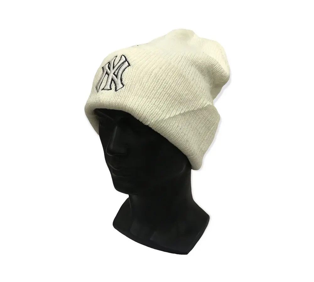 MLB × New York Yankees New York Yankees Plain Beanie Hat Size ONE SIZE - 2 Thumbnail
