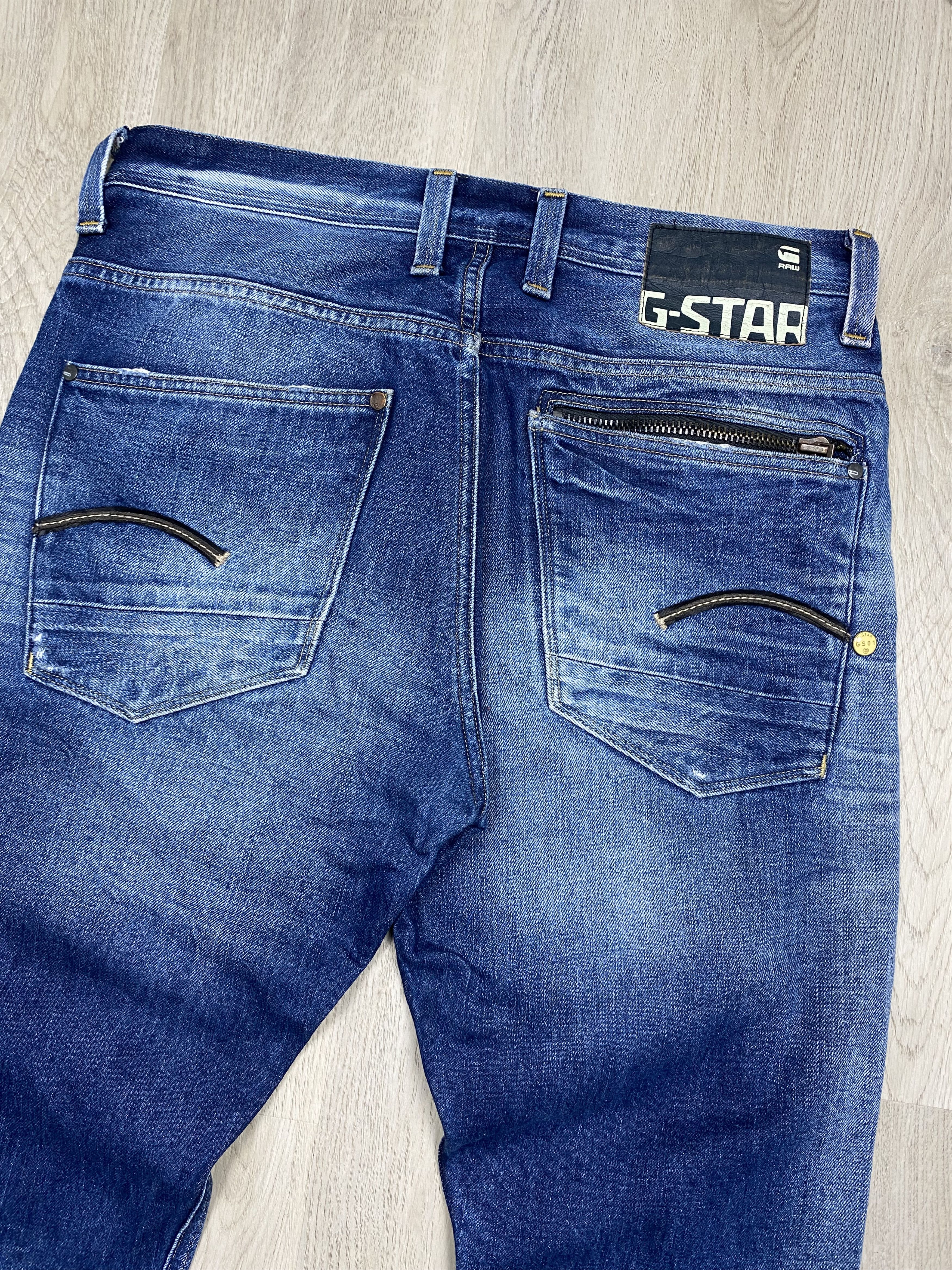 G-Star G Star Raw Attacc Straight Mens Denim Pants Jeans Size US 33 - 2 Thumbnail
