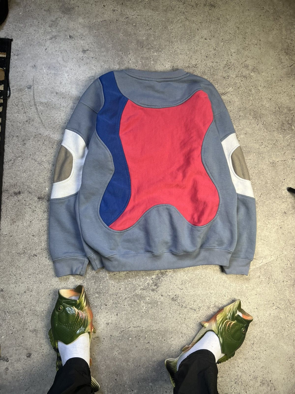 Nike Swoosh Nike Vintage Sweatshirt Y2K Style Oversized Baggy Size US L / EU 52-54 / 3 - 9 Thumbnail