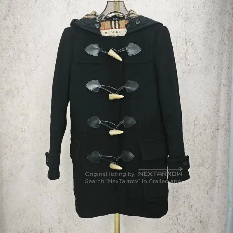 Burberry Burberry Black Wool Duffle Coat for Women. Size M / US 6-8 / IT 42-44 - 1 Thumbnail
