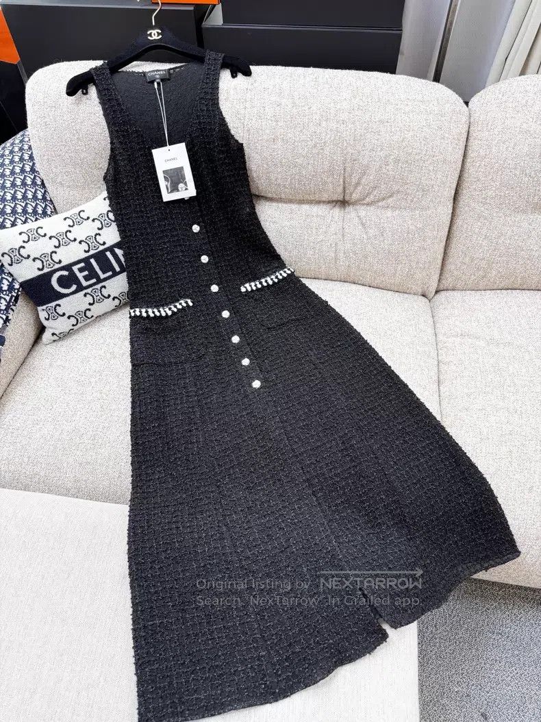 Chanel Chanel Two-pocket vest dress Size XXS / US 00 / IT 34 - 2 Thumbnail