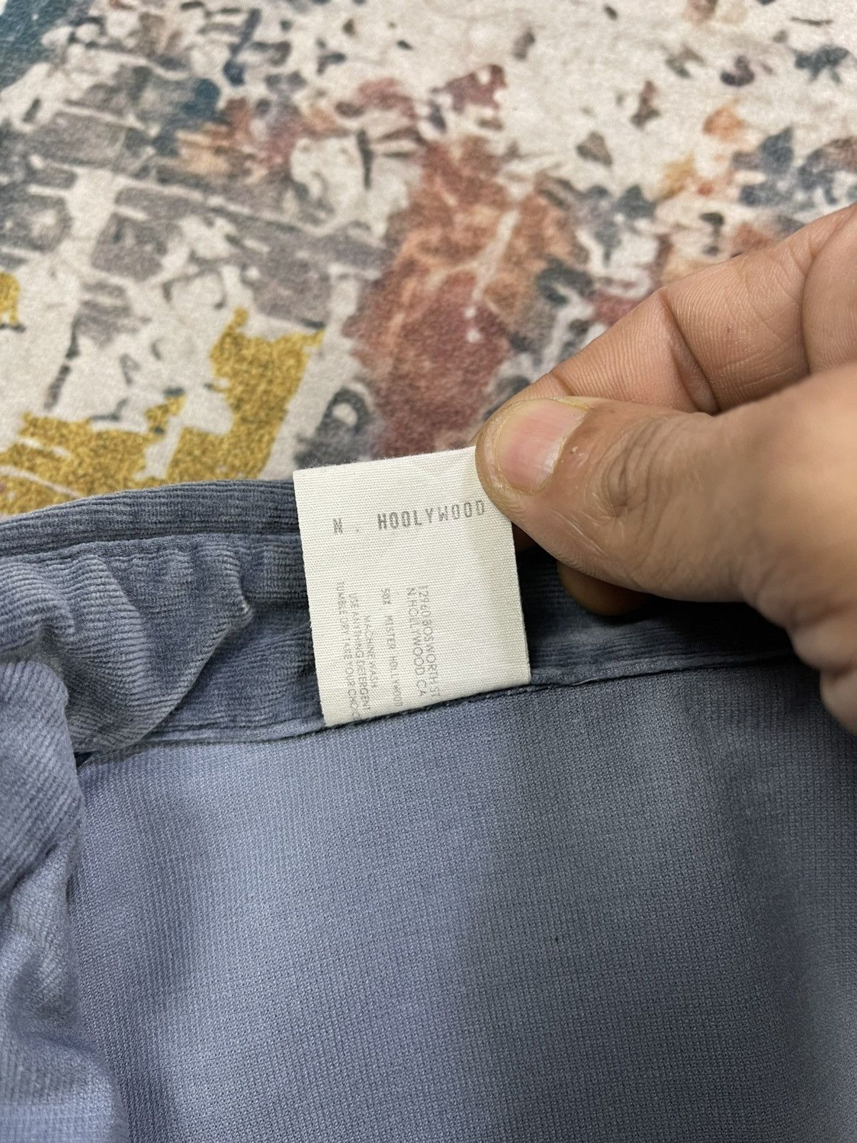 N.Hollywood Corduroy Swing Top Striped Jacket