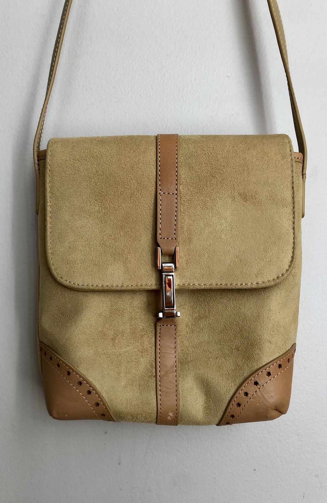 Hiroko Koshino Homme Hiroko Koshino Femme Vintage Suede Shoulder Bag Size ONE SIZE - 1 Thumbnail