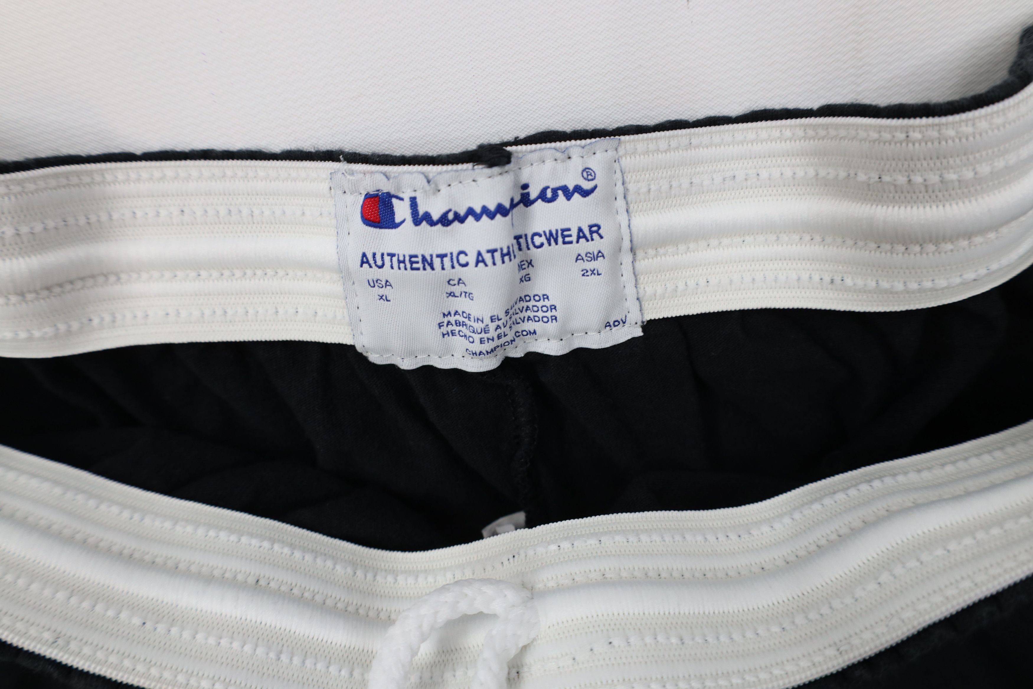 Champion Vintage Y2K Champion Logo Above Knee Shorts Black Cotton Size US 36 / EU 52 - 6 Thumbnail