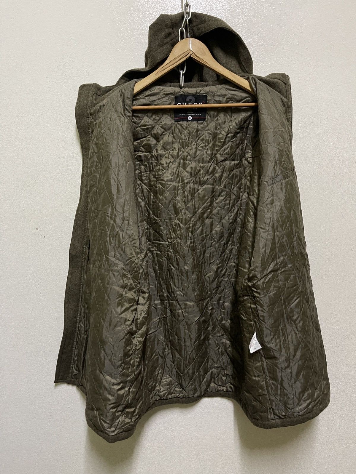 Guess Guess Wool Hoodie Jacket Size US L / EU 52-54 / 3 - 7 Thumbnail