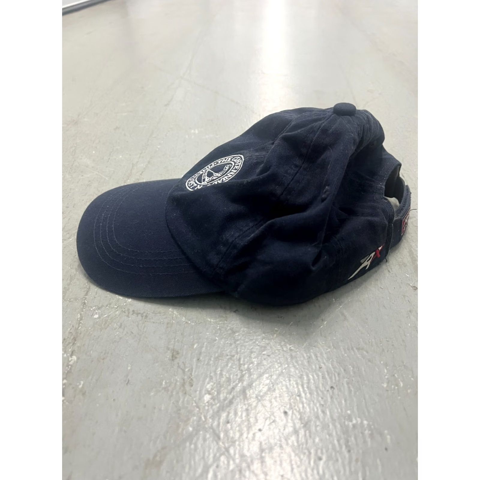 Vintage Ahead Golf Cap Men Navy Embroidered Logo Adjustable Strapback Size ONE SIZE - 5 Thumbnail