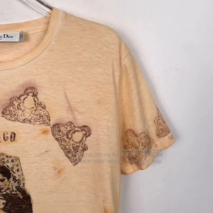 Dior christian dior yellow graphic short sleeve t-shirt. Size US S / EU 44-46 / 1 - 3 Thumbnail