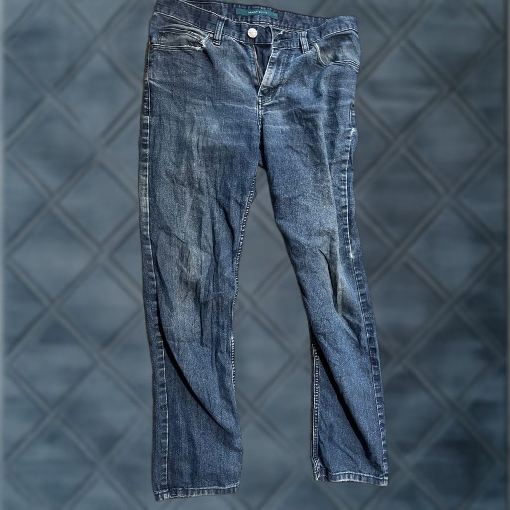 Perry Ellis Perry Ellis Jeans Denim Straight Leg Men 28x30 Blue Cotton High Rise 90s? Mid Rise Regular Inseam 30 Men Clothing Size US 28 / EU 44 - 1 Thumbnail