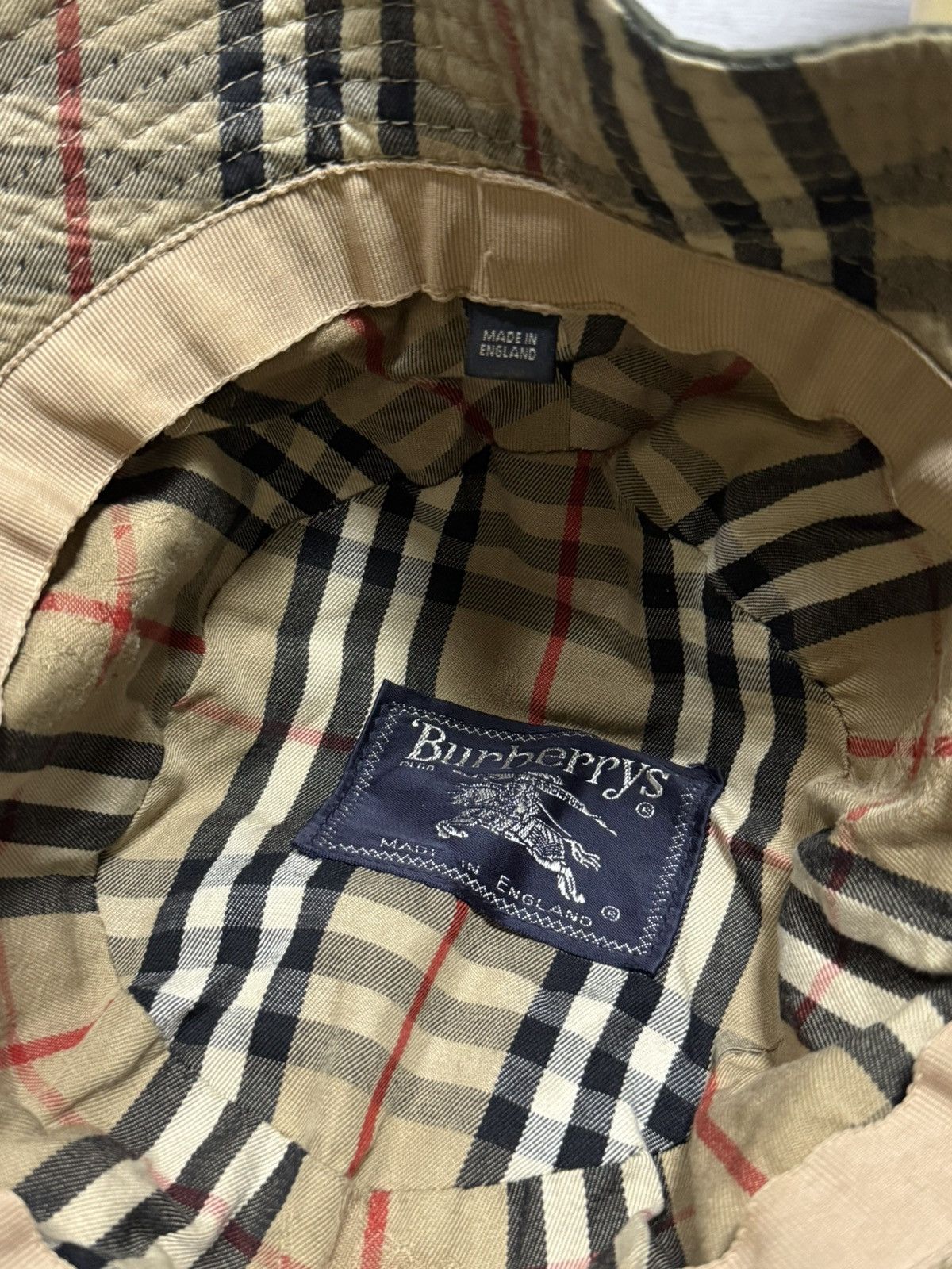 Burberry Prorsum Burberry wax nova check bucket hat Size ONE SIZE - 5 Thumbnail