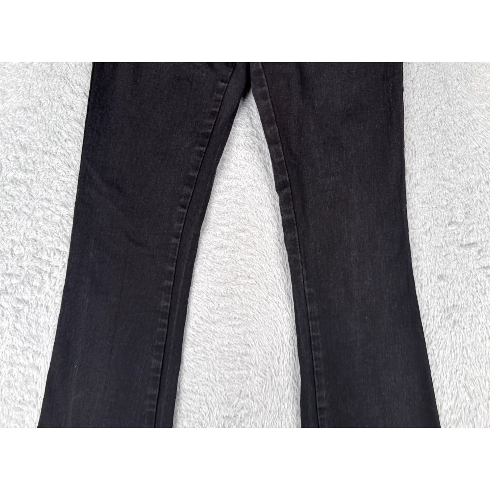 Vintage Kendall And Kylie Women's Jeans Bootcut Low Rise Black Denim Juniors 25x30 Size 25" / US 0 / IT 36 - 3 Thumbnail