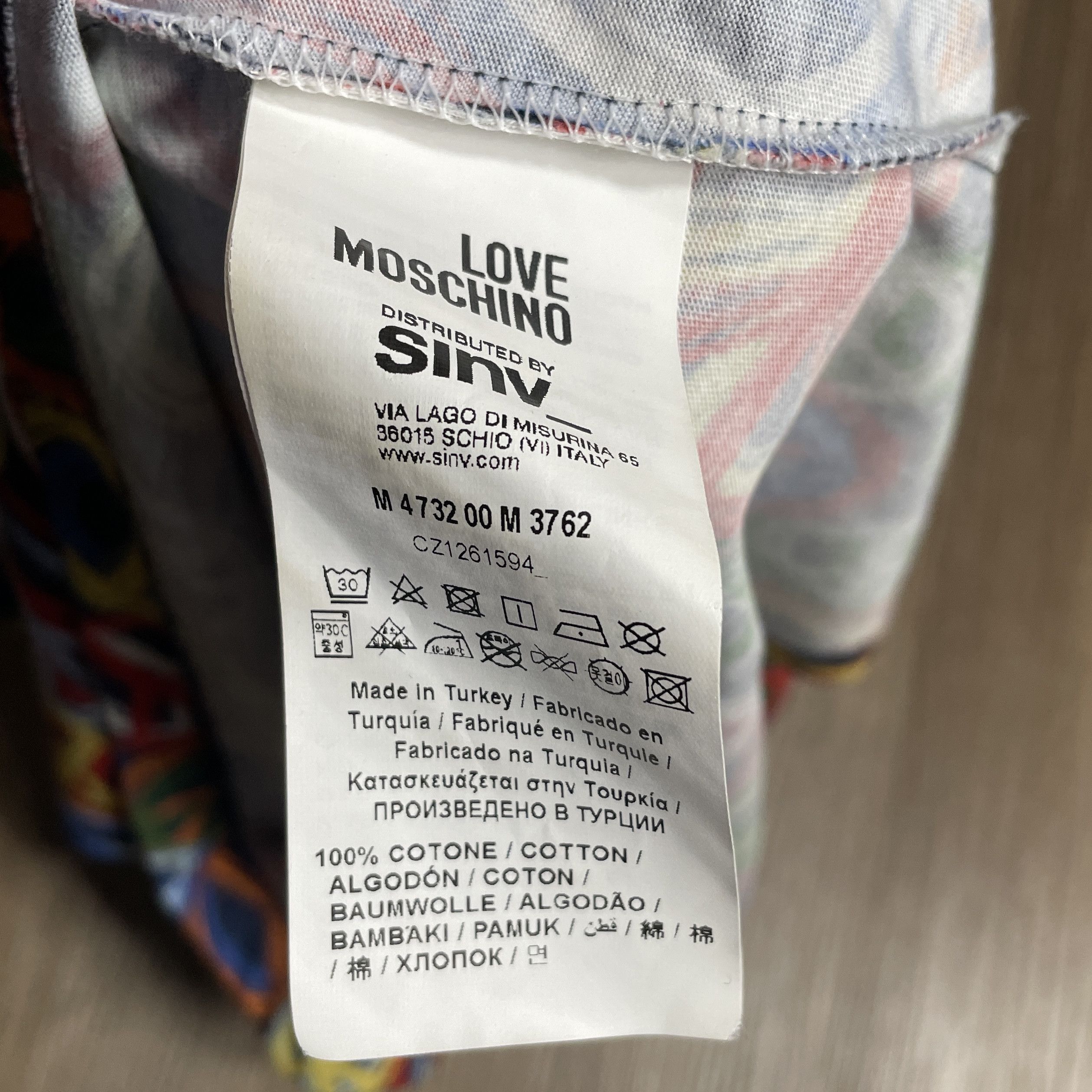 Moschino Love Moschino Peace Print T-shirt Size US L / EU 52-54 / 3 - 6 Thumbnail
