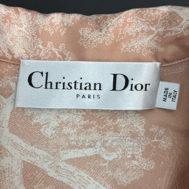 Dior Dior Lotus pink jungle animal mulberry silk shirt Size XS / US 0-2 / IT 36-38 - 5 Thumbnail