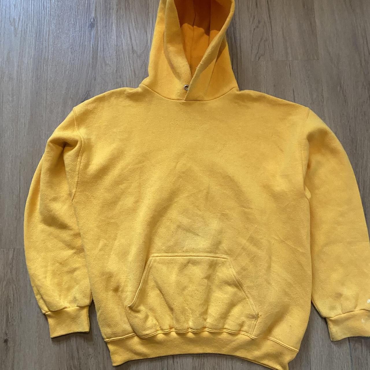 Other Bright yellow Boxy hoodie Vintage Retro 90s 2000s Size US L / EU 52-54 / 3 - 1 Thumbnail
