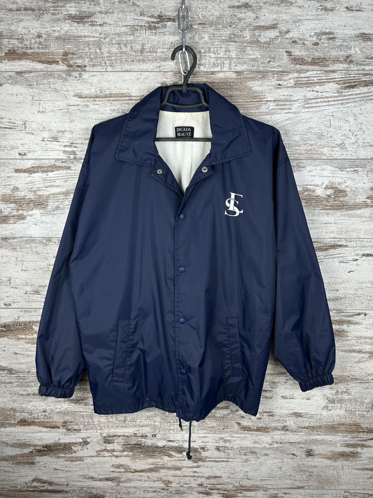 Escada × Escada Sport × Vintage Mens Vintage Escada Sport Coach jacket luxury rare big logo Size US M / EU 48-50 / 2 - 2 Thumbnail