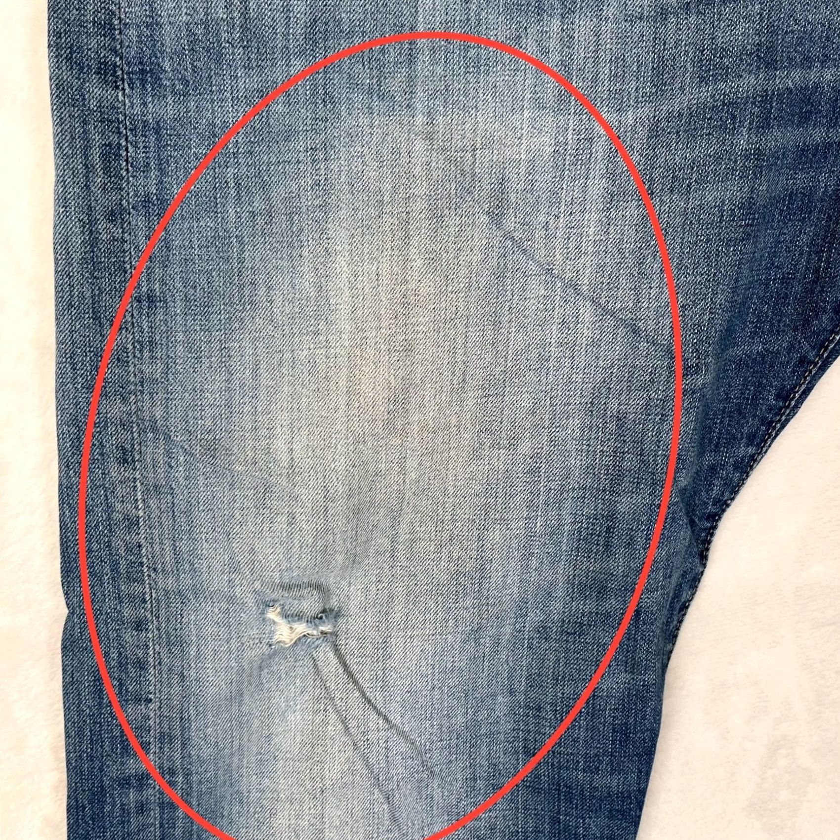 Levi's VINTAGE Levi’s 501 Jeans Blue Denim Size 40x32 Medium Wash Distressed Regular Mens Jeans 501 Series 90s Grunge USA Size US 40 / EU 56 - 3 Thumbnail