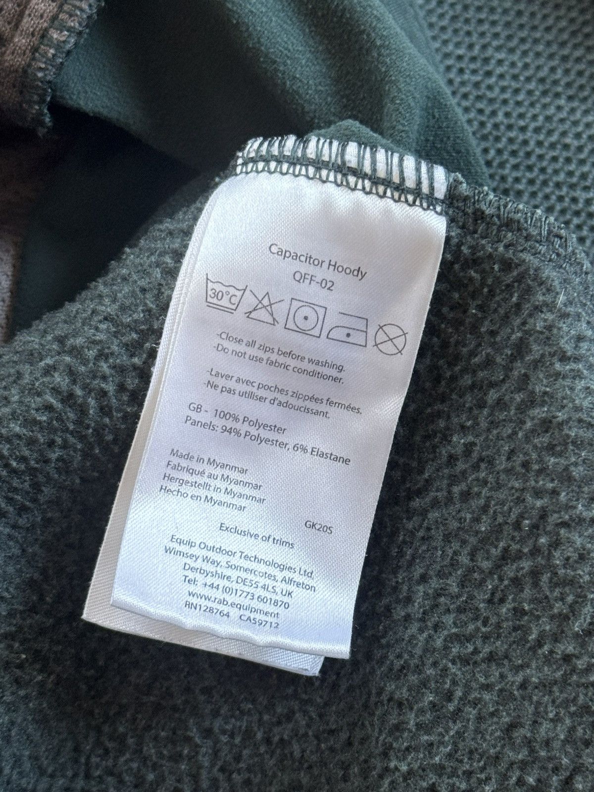 Rab Rab S/size zip hoodie light fleece jacket outdoor gorpcore Size US S / EU 44-46 / 1 - 12 Thumbnail