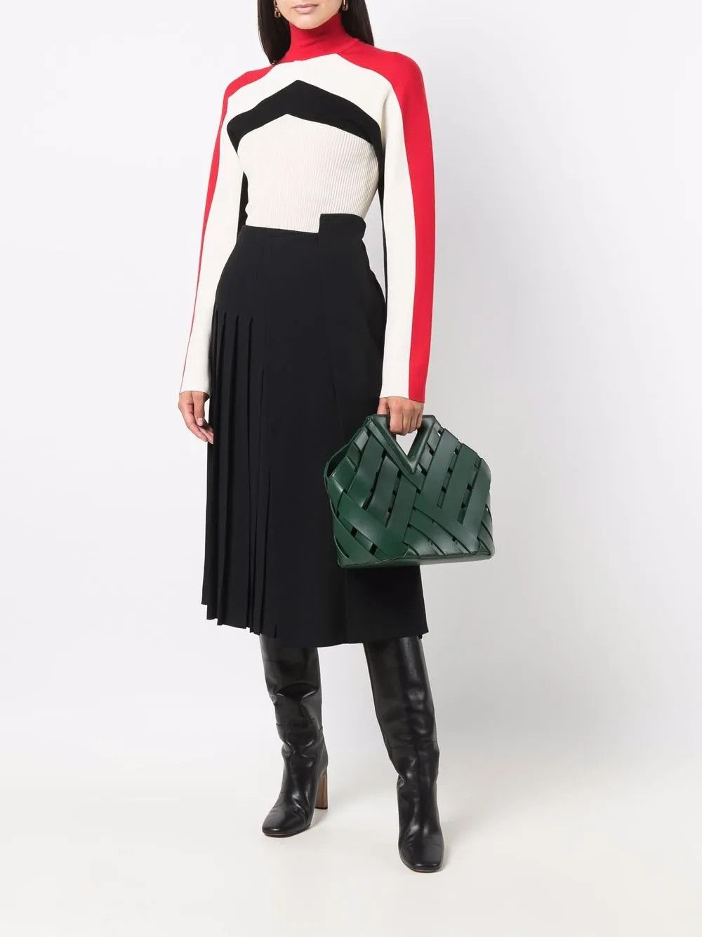 o1y1025 Turtleneck Sweater in Multicolor