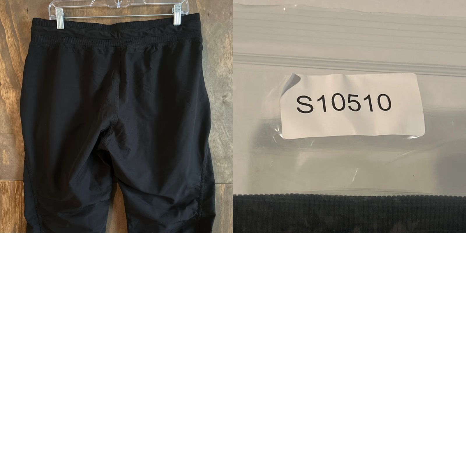 Vintage Unbranded Womens Pants Black High Rise Pull On Drawstring Lightweight 33 Waist Size 24" / US 00 / IT 34 - 8 Thumbnail