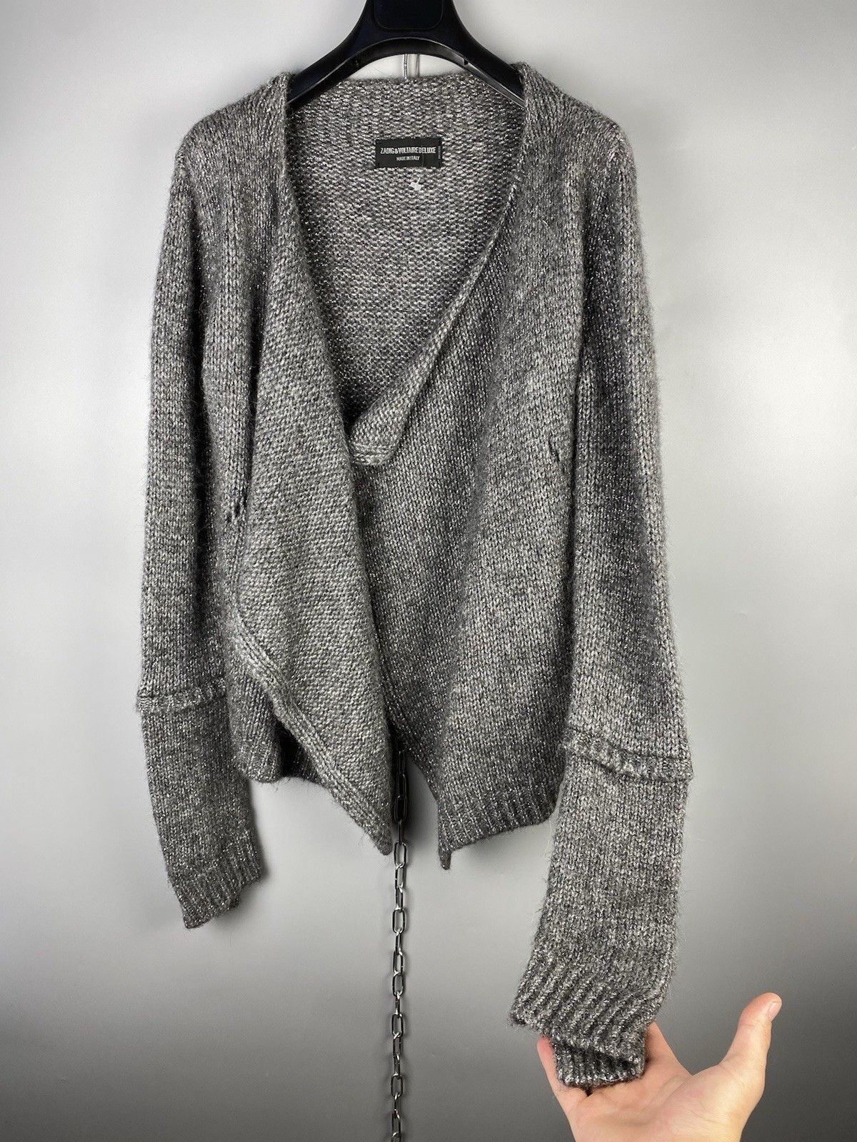 Zadig & Voltaire Zadig Voltaire Alpaca Wool Daphnee Cardigan Sweater Size M / US 6-8 / IT 42-44 - 9 Thumbnail