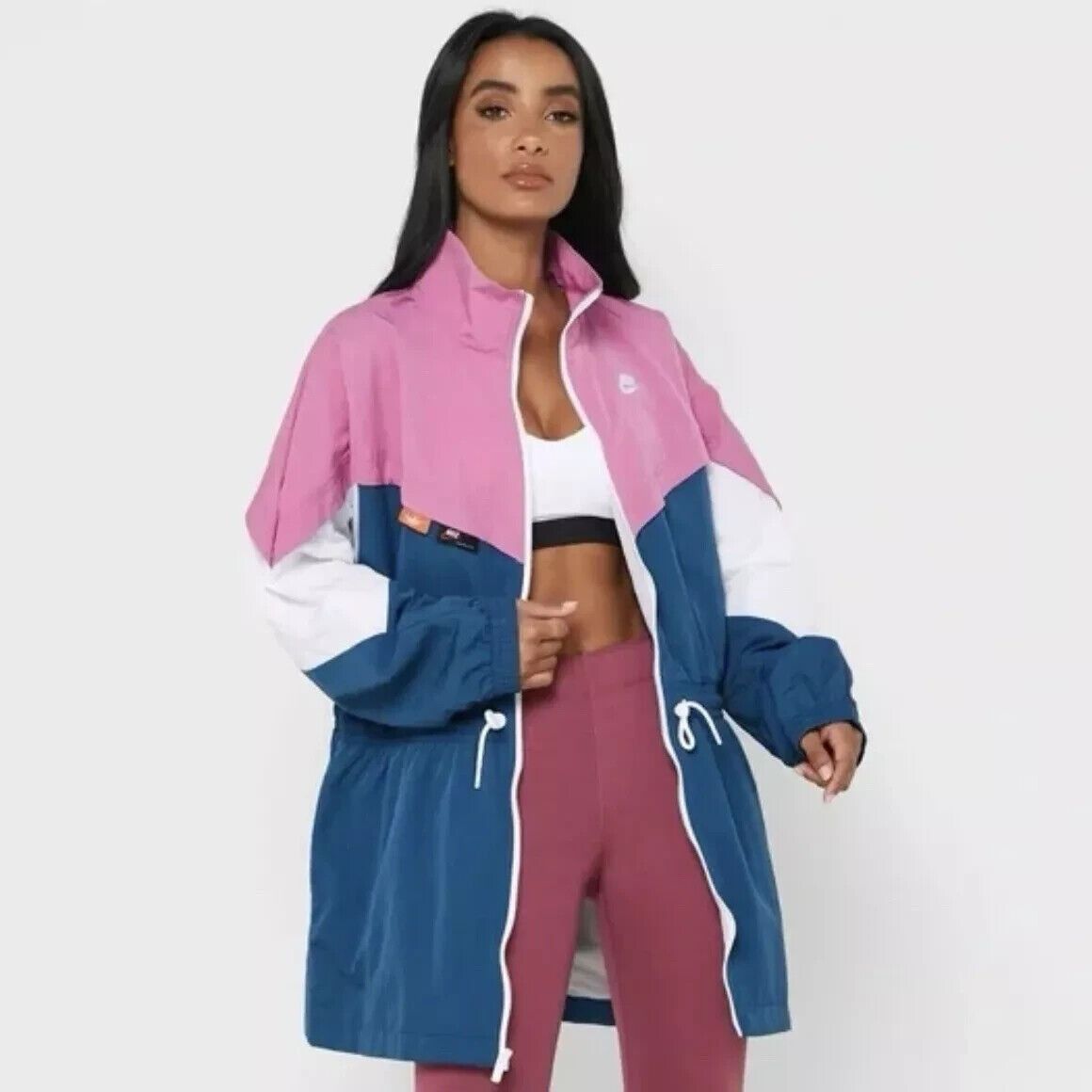 Nike Nike Icon Clash Track Windbreaker Jacket Women M Blue Pink V Size M / US 6-8 / IT 42-44 - 1 Thumbnail