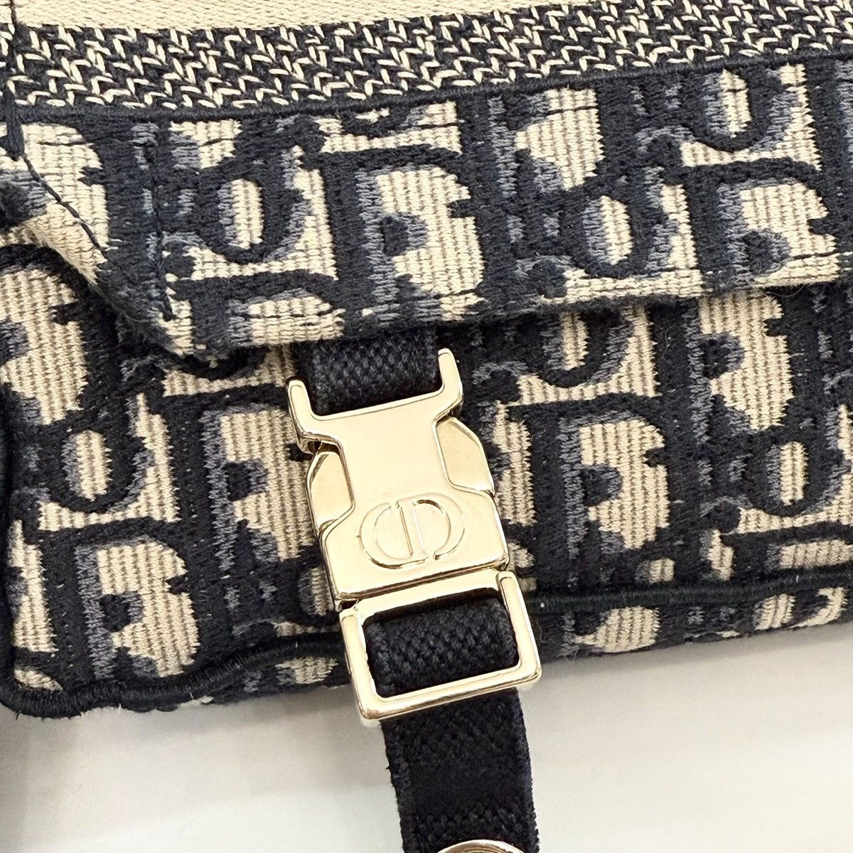 Dior 2025 Camp small Diorcamp bag in blue Dior Oblique embroidery Size ONE SIZE - 2 Thumbnail