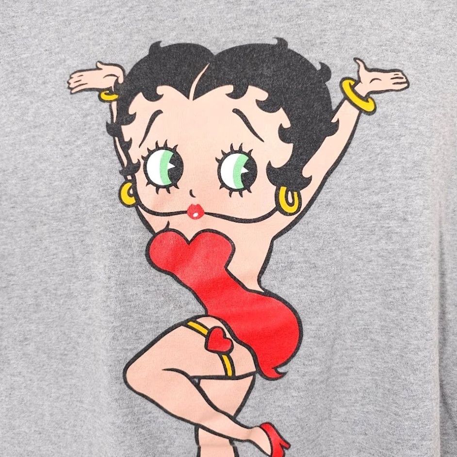 Vintage VINTAGE Betty Boop T Shirt Mens 2XL Red Cartoon Puppy Kisses Heart Shirt Mens 2XL Red Betty Boop Size US XXL / EU 58 / 5 - 3 Thumbnail