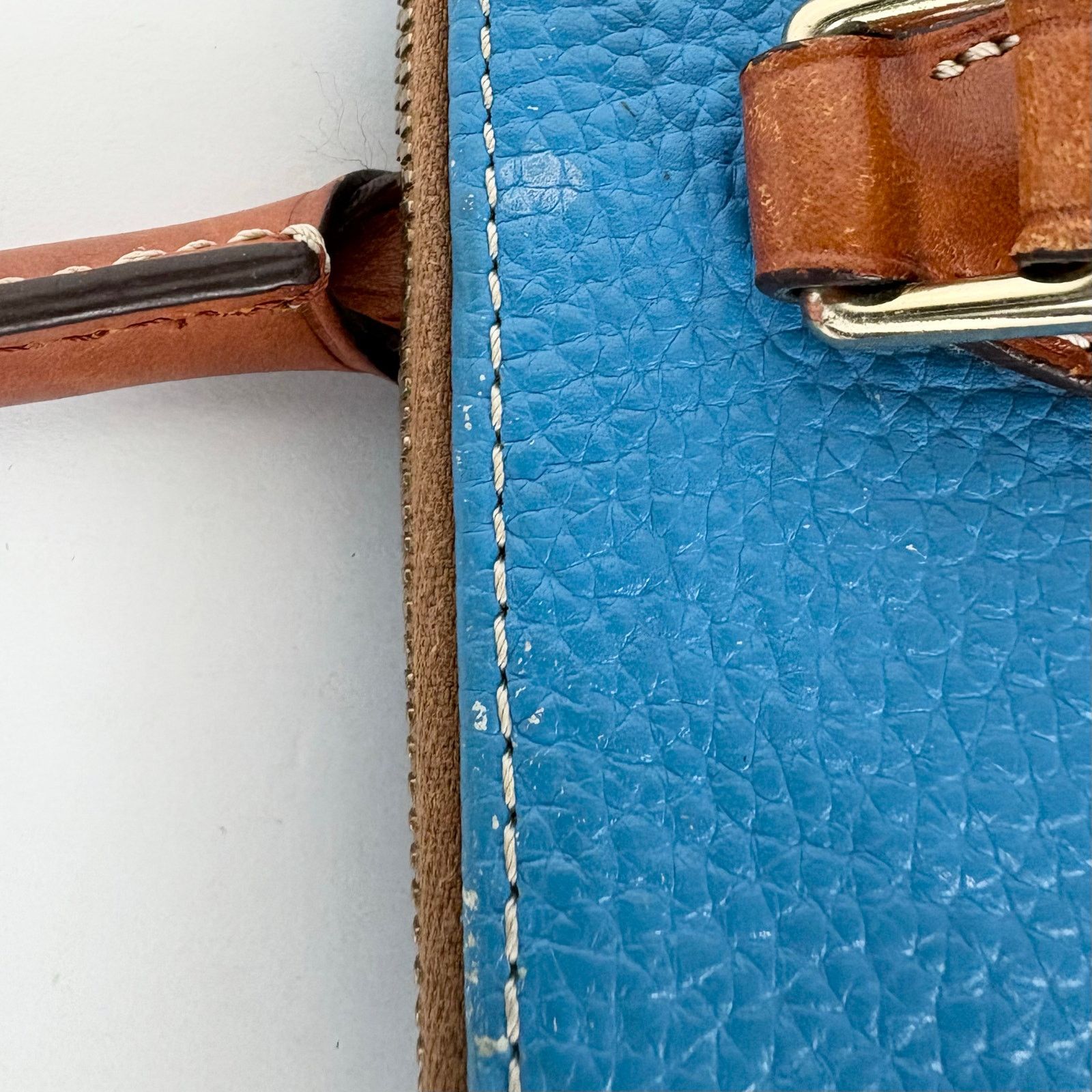 Dooney & Bourke Dooney & Bourke Zip Zip Pebble Grain Domed Satchel Blue Size ONE SIZE - 20 Thumbnail