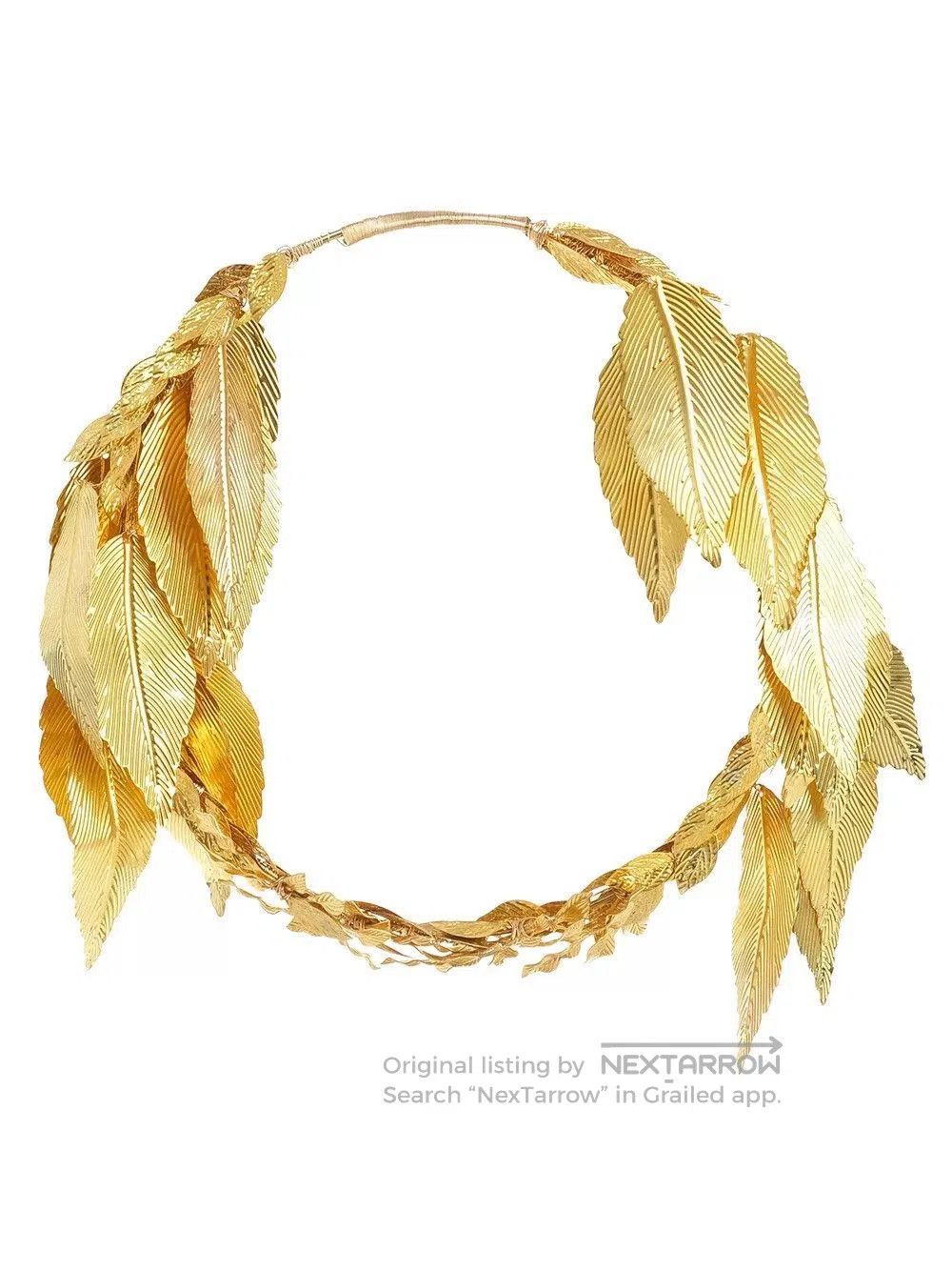 Christian Dior Gold Leaf Ornament.