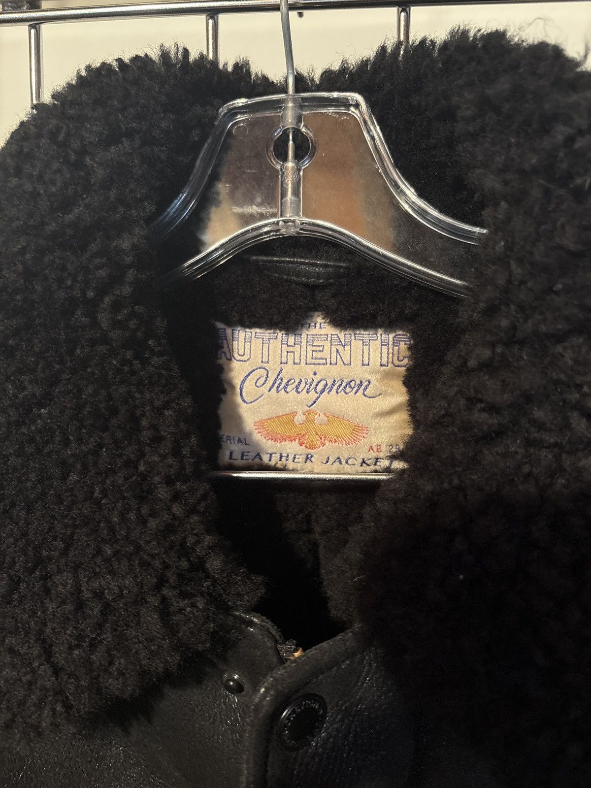 Chevignon Leather Bomber w Fur Lining Size US L / EU 52-54 / 3 - 4 Thumbnail