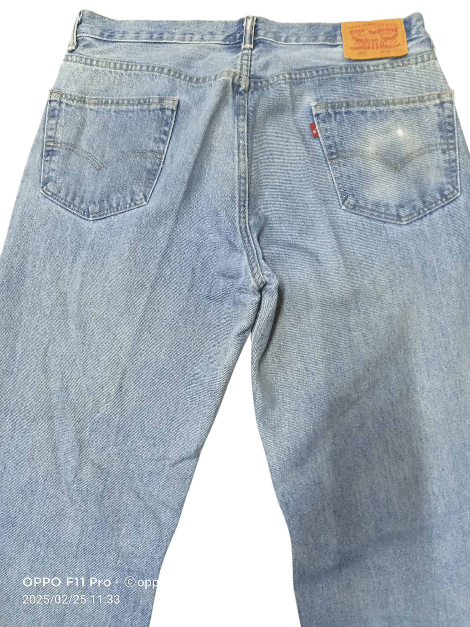 Levi's × Vintage Levis 550 Loose Light Denim Single R Size US 38 / EU 54 - 1 Thumbnail