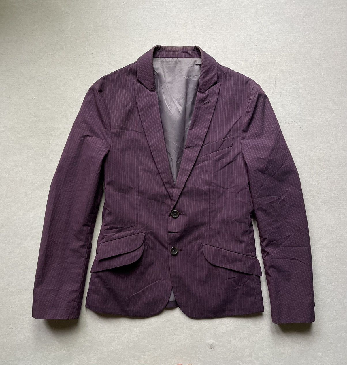 If Six Was Nine × Japanese Brand × PPFM 🔥RARE🔥 PPFM AMERICAN FLAG LOGO STRIP BLAZER JACKET Size US S / EU 44-46 / 1 - 5 Thumbnail