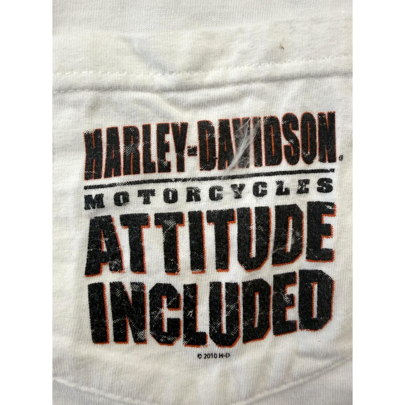Harley Davidson Harley-Davidson Shirt Mens XL White Longhorn Texas Skull Graphic Tee Biker Size US XL / EU 56 / 4 - 7 Thumbnail