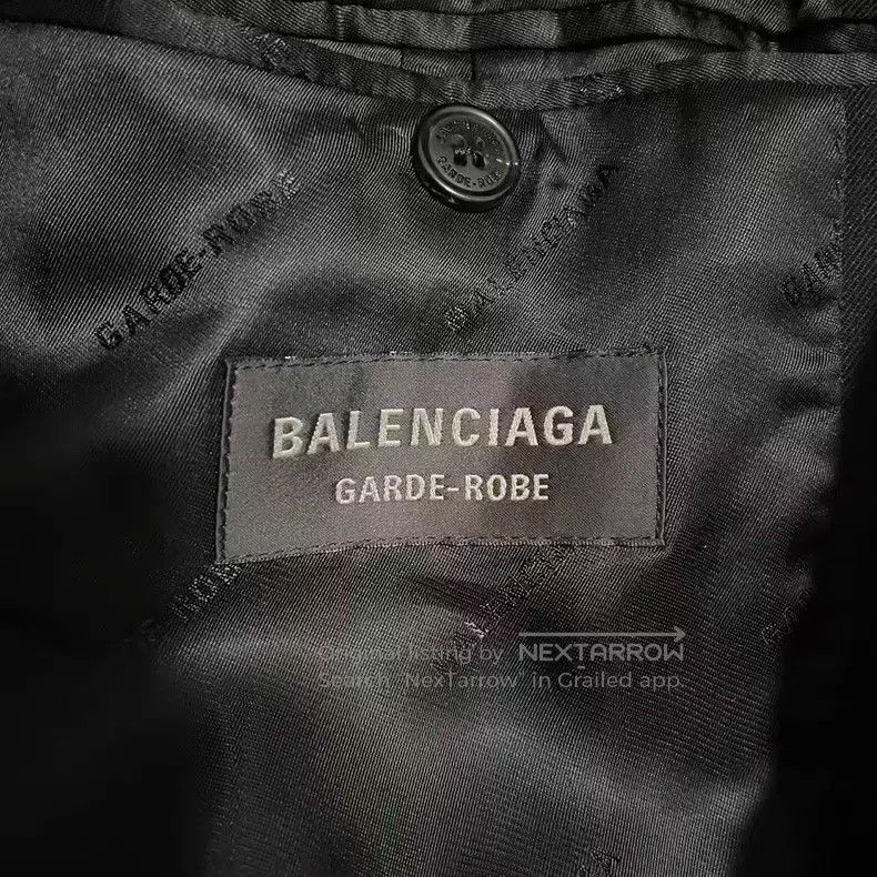 Balenciaga Balenciaga High-definition suit jacket with hidden pattern Size US S / EU 44-46 / 1 - 4 Thumbnail