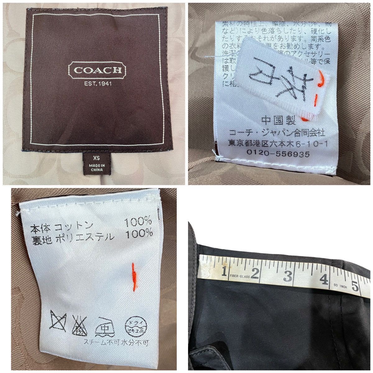 Coach × If Only Was True Rare COACH Double Brested Jacket Size US XS / EU 42 / 0 - 24 Thumbnail