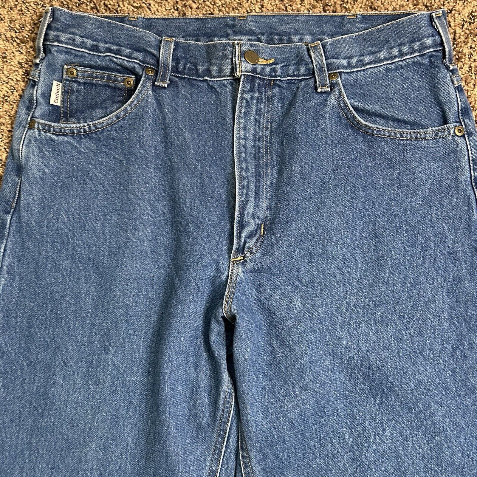 Carhartt Carhartt B160 DST Jeans 36x30 Relaxed Fit Straight Leg Denim Size US 36 / EU 52 - 3 Thumbnail
