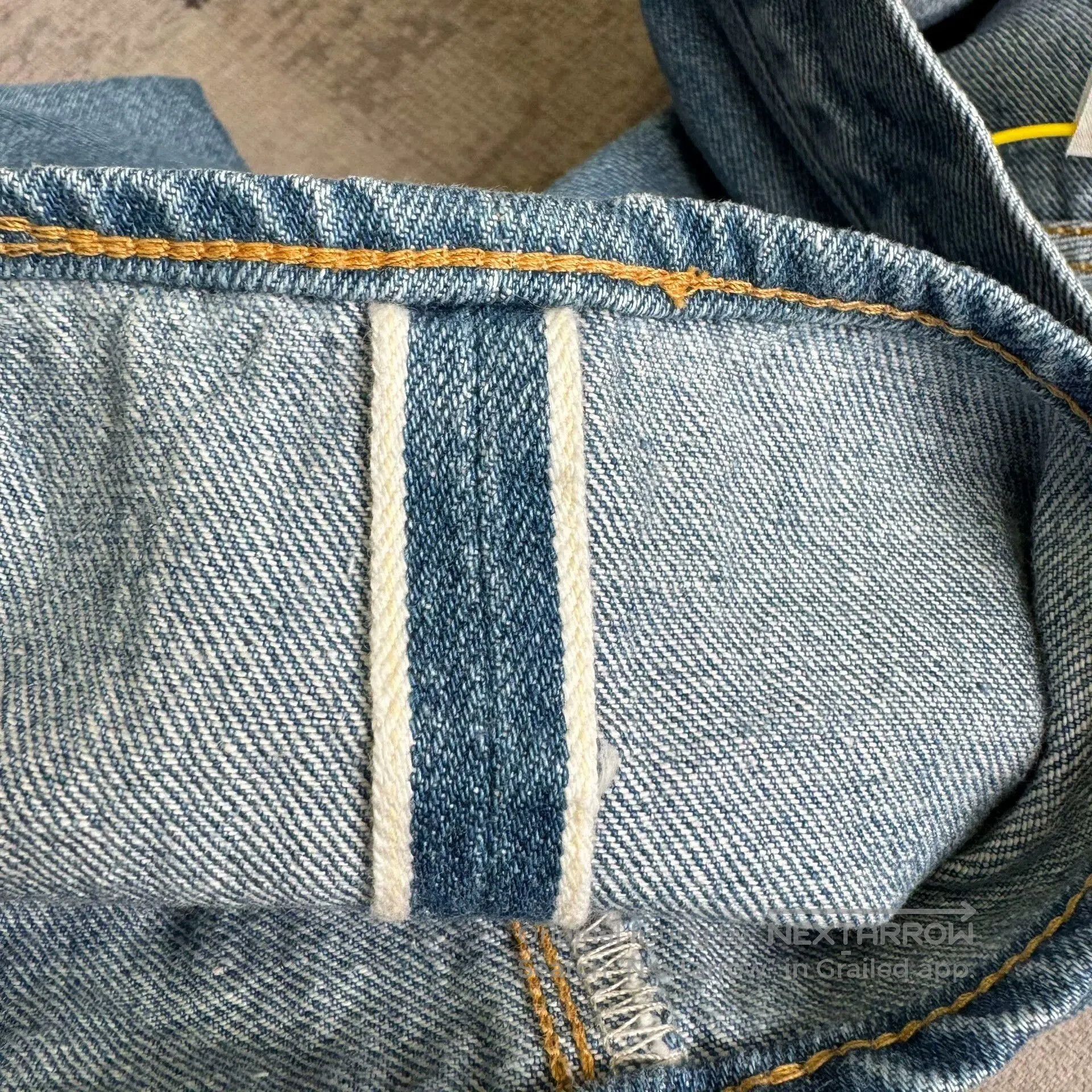 Kaptain Sunshine kaptain sunshine skate shoe cut denim pants. Size US 30 / EU 46 - 5 Thumbnail
