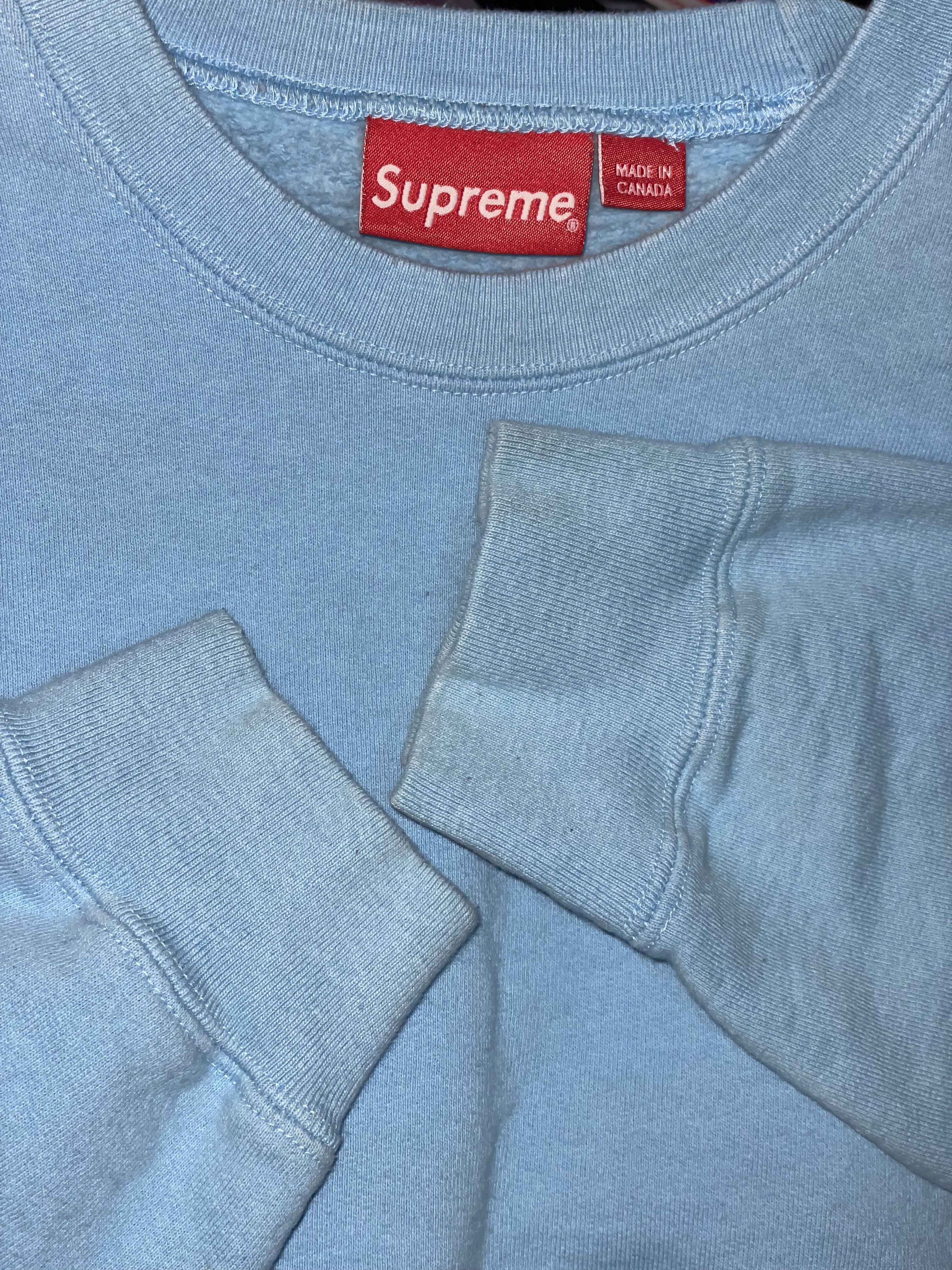 Supreme Supreme Stars Crewneck Ice Blue SS20 size Large NEW Size US L / EU 52-54 / 3 - 7 Thumbnail