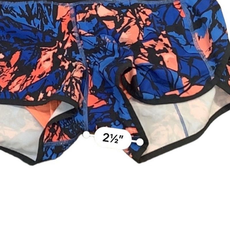 Lululemon Lululemon Speed Short Paint Storm Multi / Black SZ 4 Size 27" / US 4 / IT 40 - 4 Thumbnail