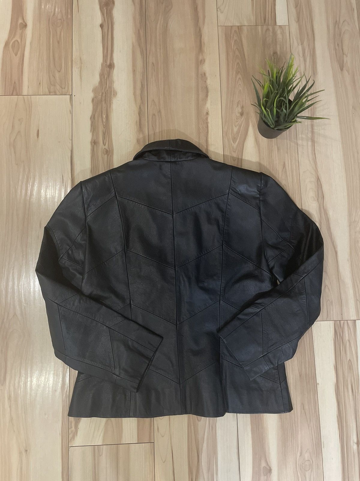 Vintage Leather Jacket Vintage M Size Avant Garde Opium Y2K Size M / US 6-8 / IT 42-44 - 7 Thumbnail