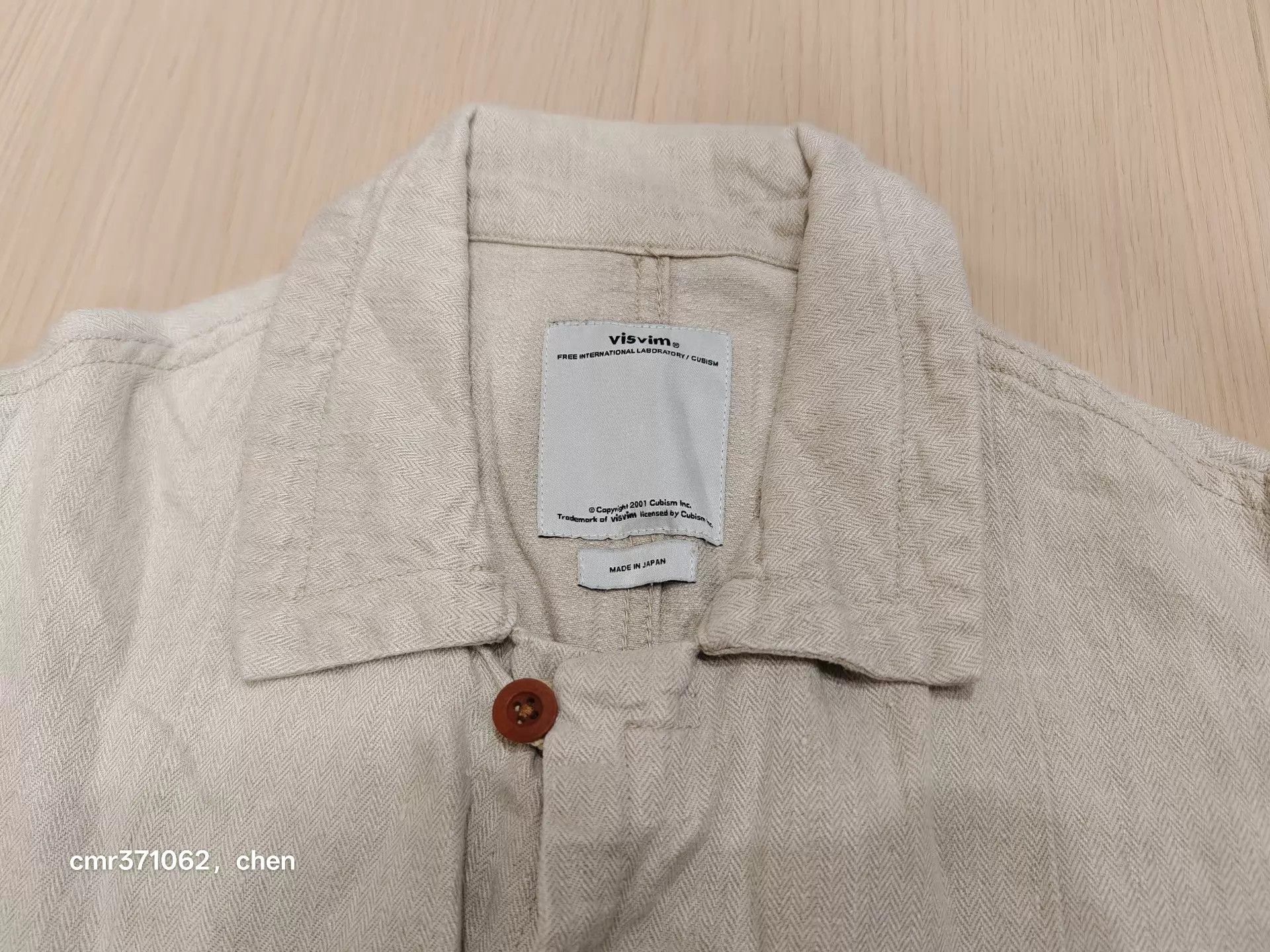 Visvim VISVIM LCC SHOP COAT Beige 0 Herringbone Linen Muddy Size US XS / EU 42 / 0 - 2 Thumbnail