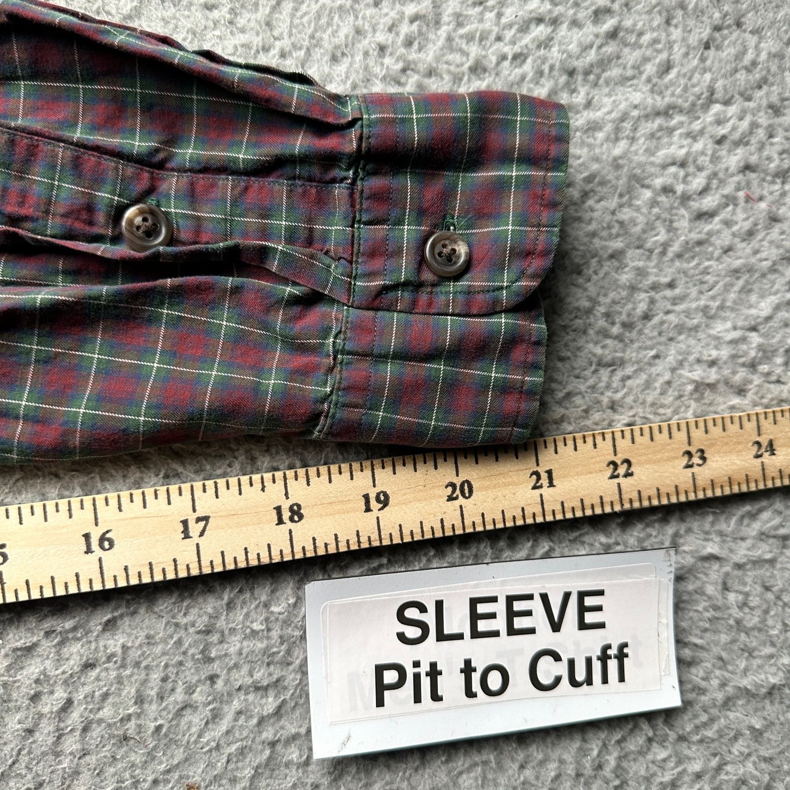 Polo Ralph Lauren Polo Ralph Lauren Plaid Red Green Button Shirt Mens Large Size US L / EU 52-54 / 3 - 6 Thumbnail